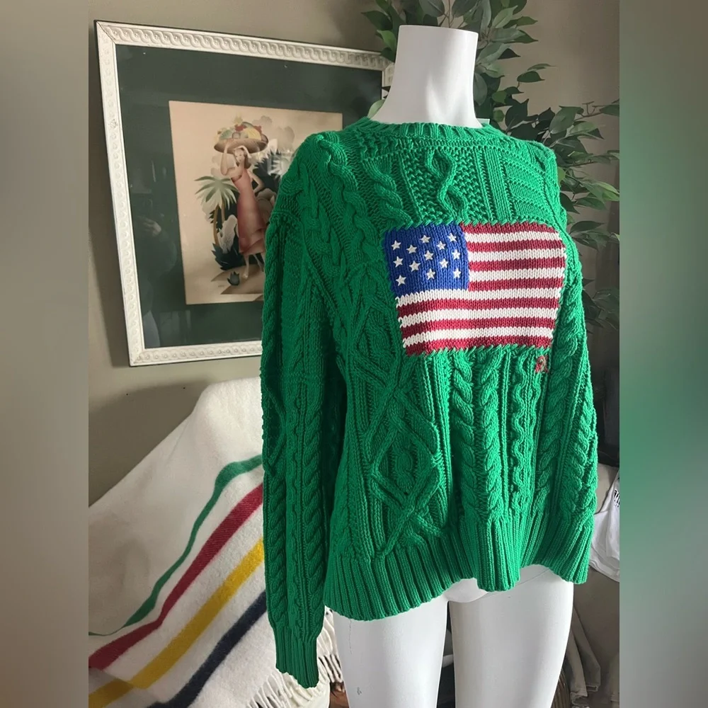 Polo Ralph Lauren Aran Cotton Sweater - Picture 6 of 15